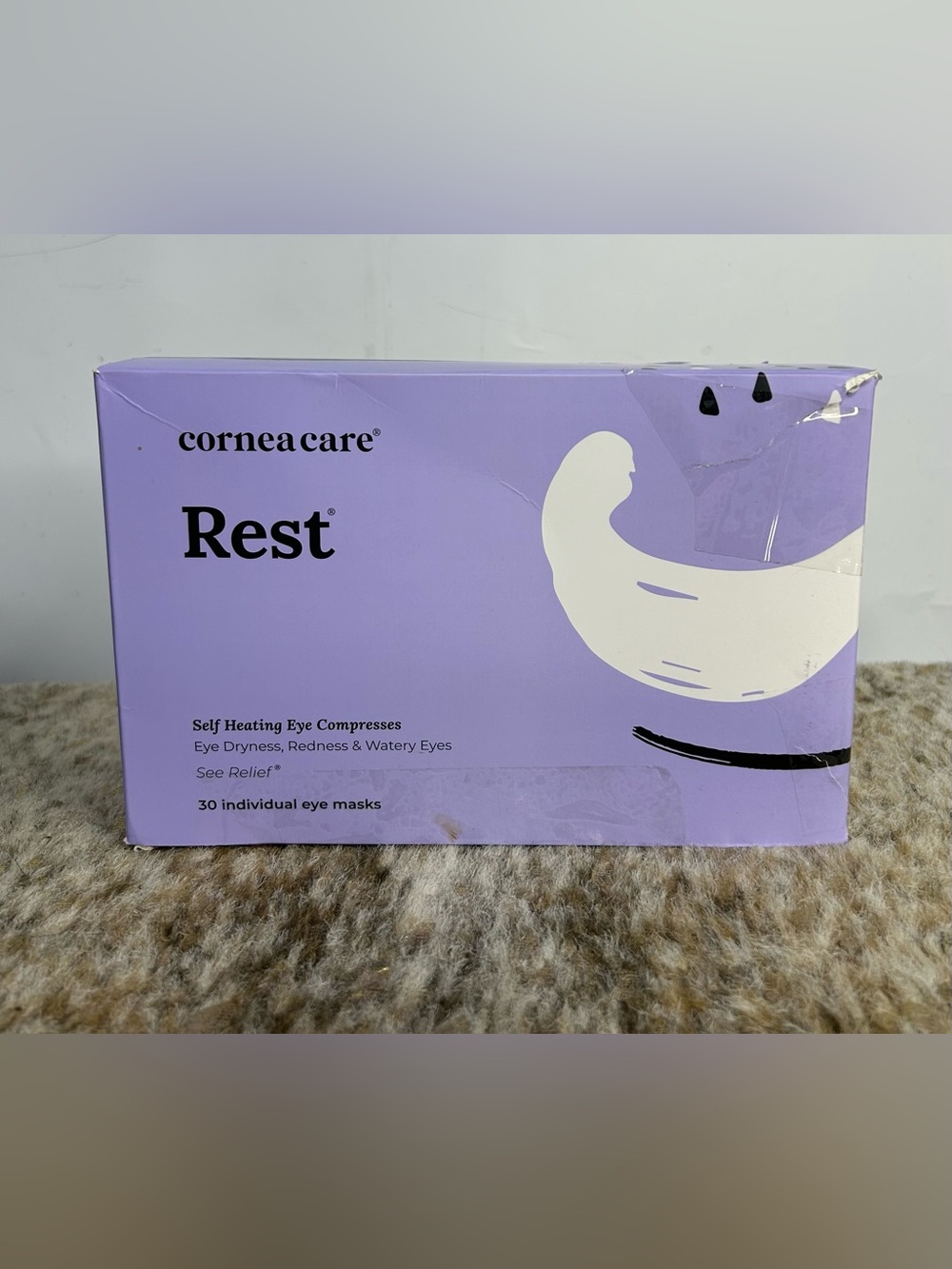 Cornea Care Rest Self Heating Eye Compresses- New